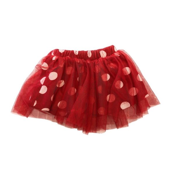 Disney Minnie Mouse Girls' T-Shirt & Polka Dot Tulle Skirt Set, Size 12 Months - Picture 2 of 3